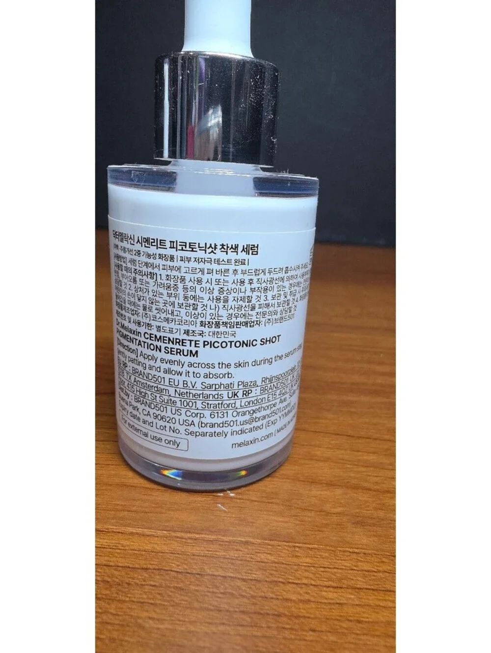 Dr. Melaxin Calcium: pink spicule & picotonic  serum bundle 1 fl oz